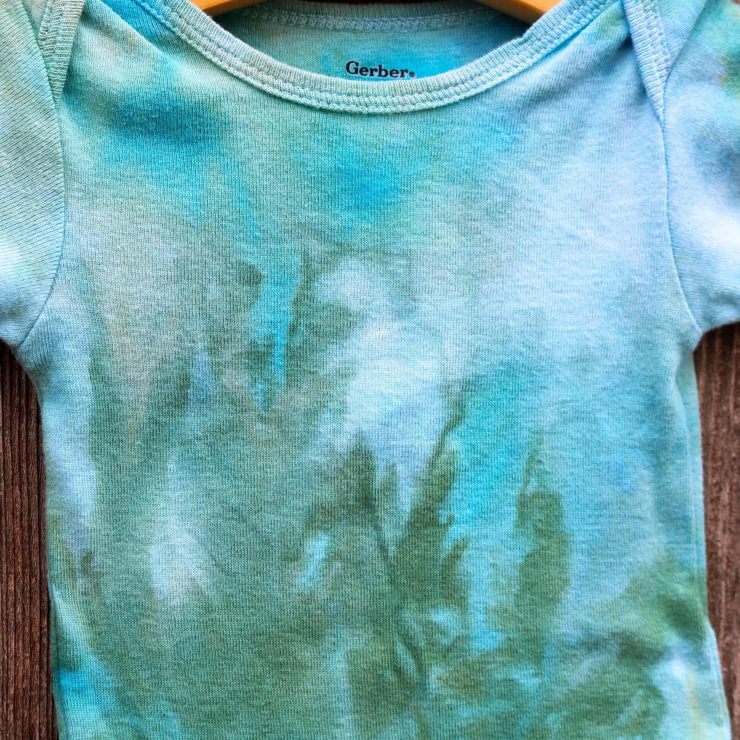 Hand Dyed Onesie- 3-6 mo