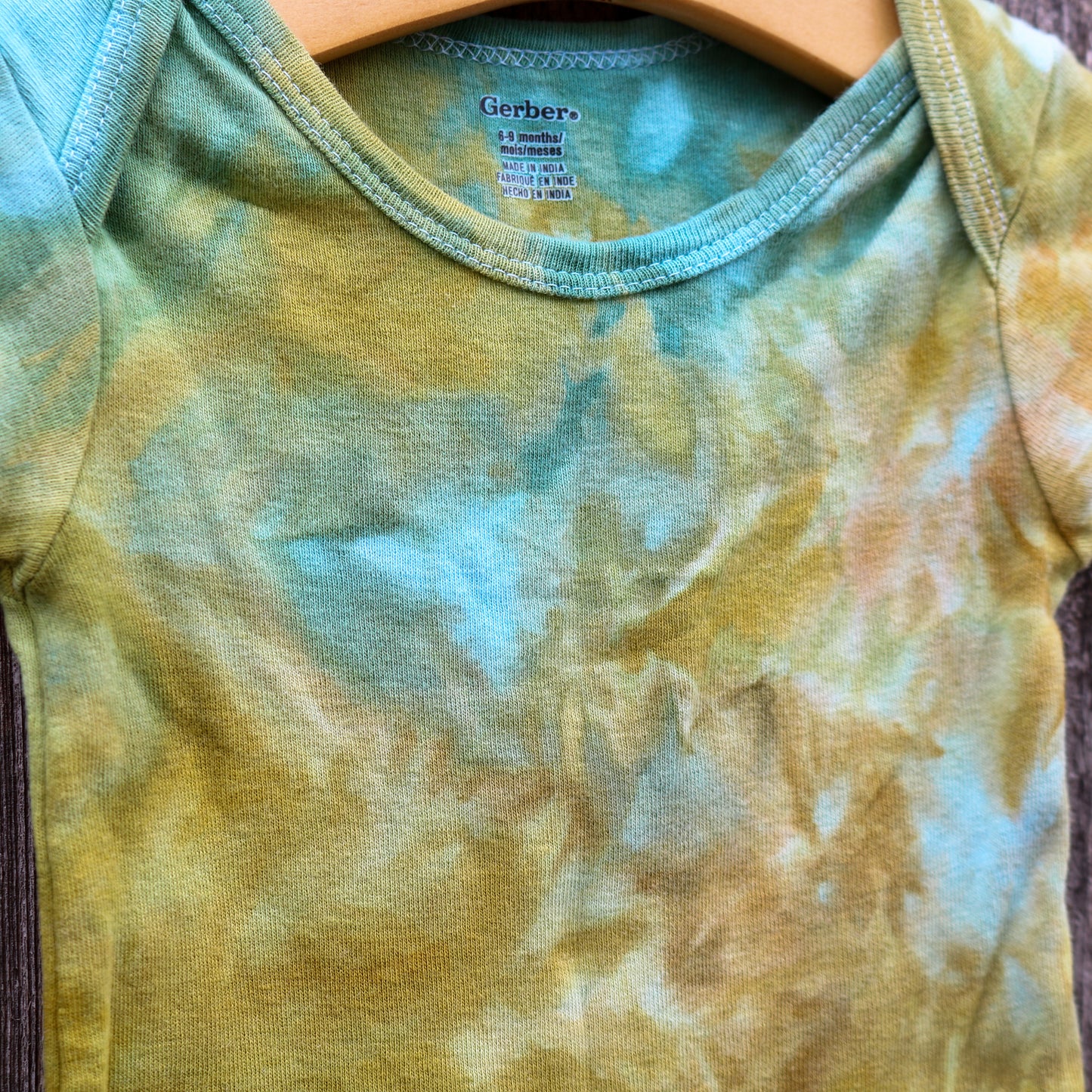 Hand Dyed Onesie- 6-9 mo