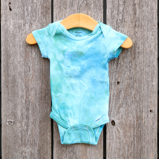 Hand Dyed Onesie- 0-3 mo