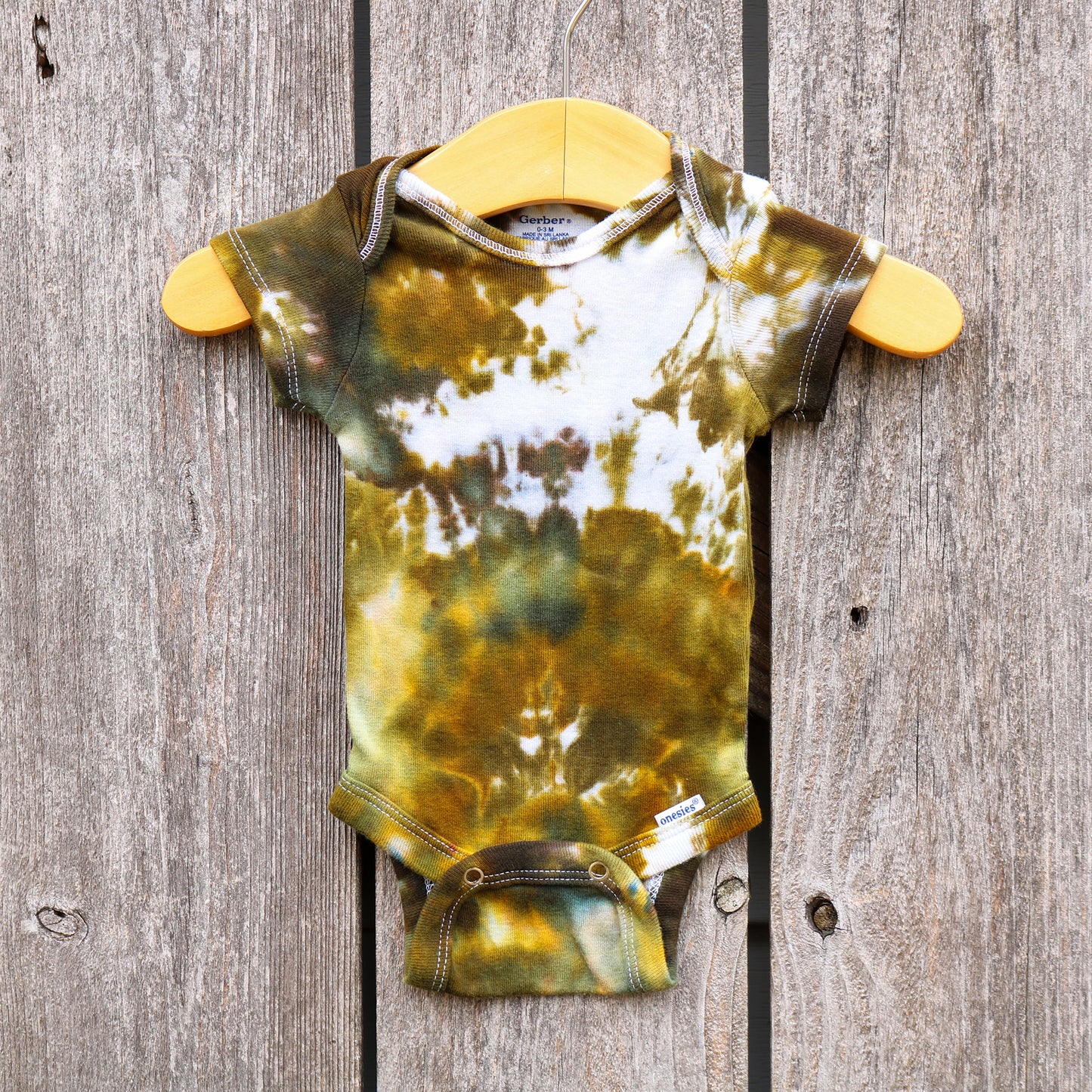 Hand Dyed Onesie- 0-3 mo