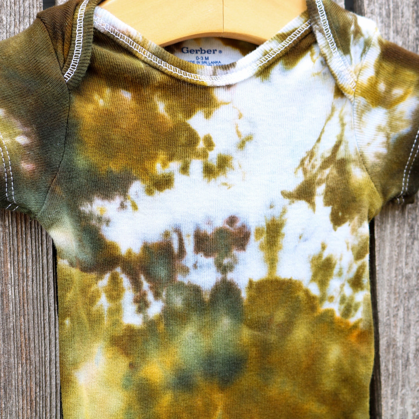 Hand Dyed Onesie- 0-3 mo